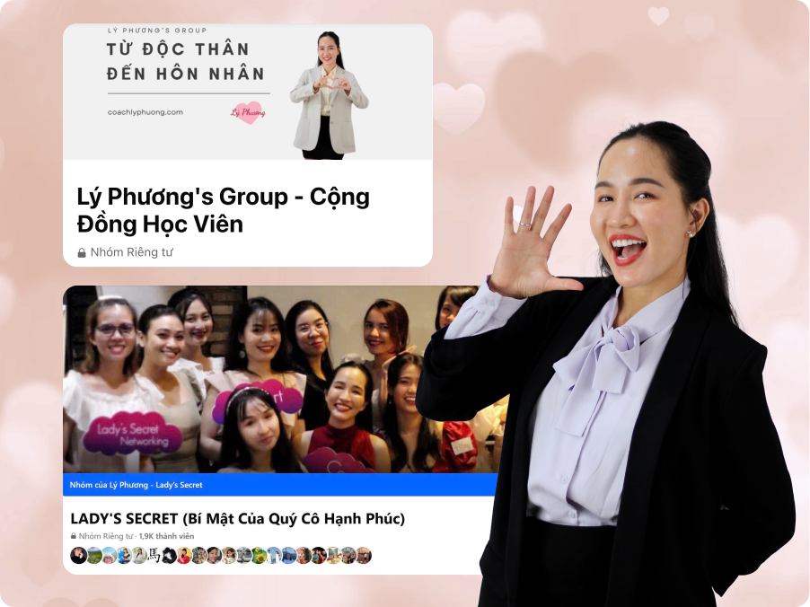 Tham gia cộng đồng Học Viên Pro và nhóm Lady’s Secret (Bí mật của quý cô hạnh phúc)