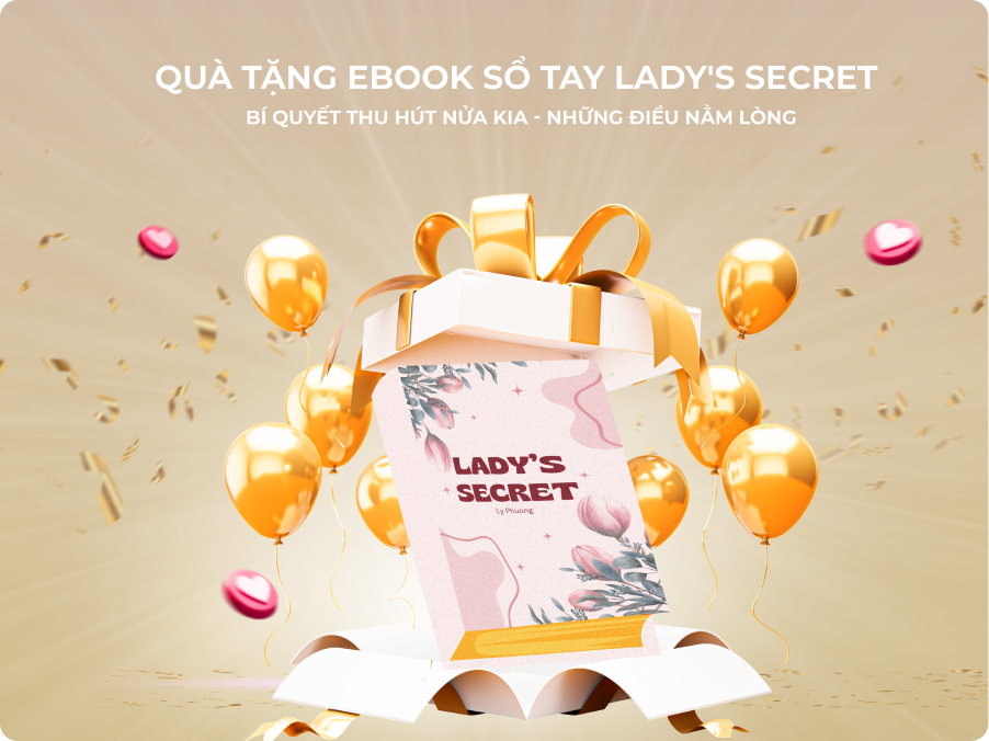 Quà tặng ebook Sổ tay Lady's Secret (Bí quyết thu hút nửa kia - Những điều nằm lòng)